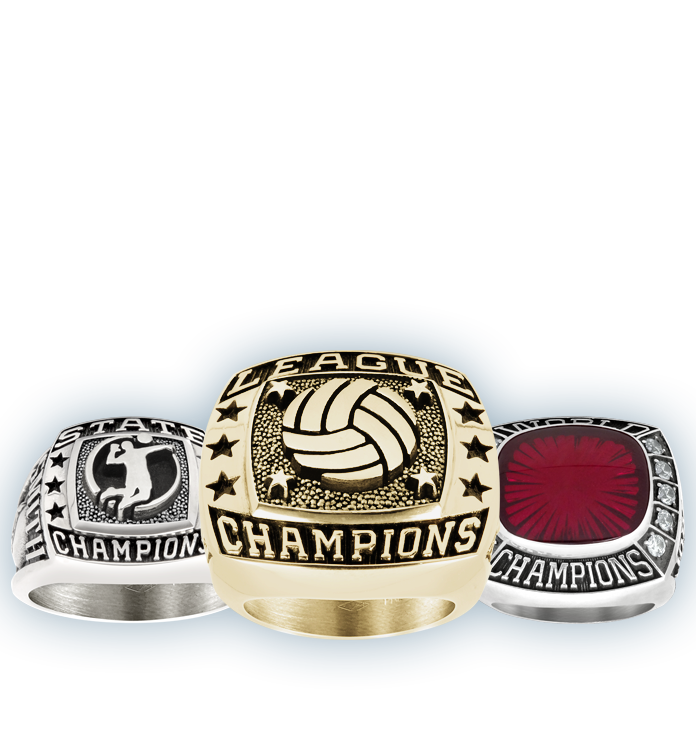 Youth Volleyball Championship Rings