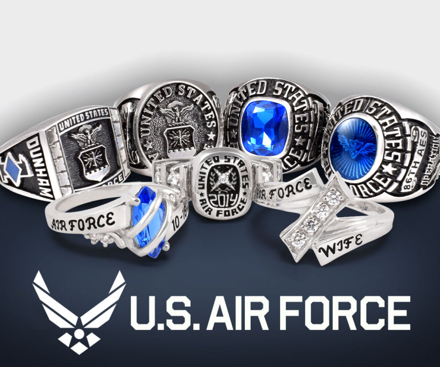 Military Air Force Rings