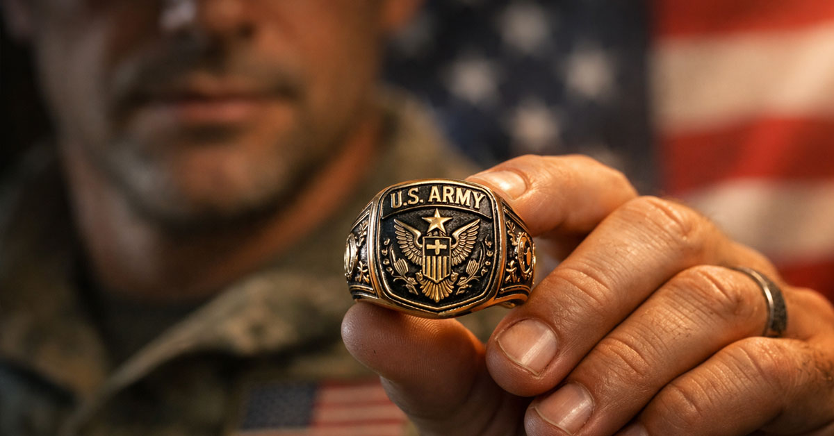 The Complete Guide to Army Service Rings (Styles, Metals, and Costs ...