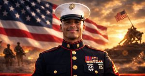 Oval U.S. Marine Corps Military Rings with Custom Panels, Engraving, and Factory Direct Savings