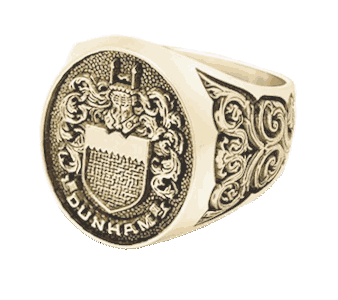 Family Crest Rings - Dunham Jewelry