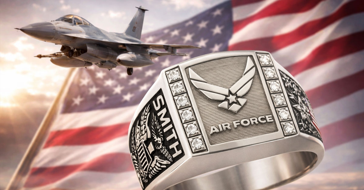 Air Force Ring Styles and Design Options: A Complete Buyer’s Breakdown ...
