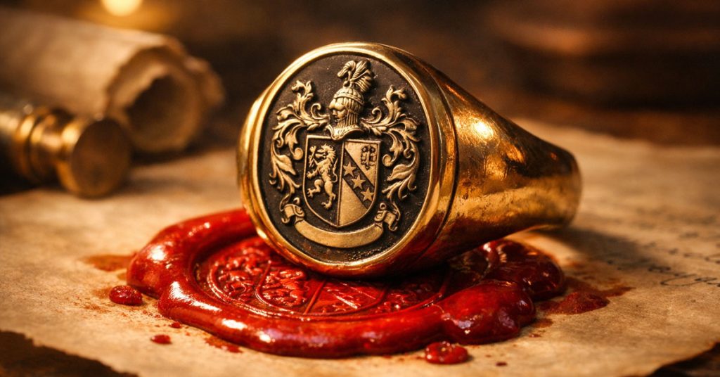 Family Crest Wax Seal Ring Designs: Oval vs Antique Styles Compared