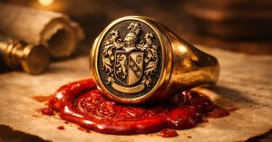 Family Crest Wax Seal Ring Designs: Oval vs Antique Styles Compared