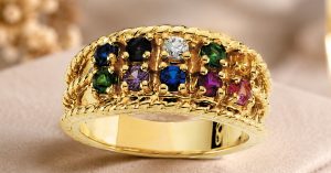 Mothers Ring Diamond Guide | Custom Birthstone Rings by Dunham