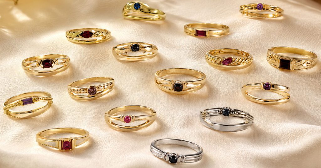 Mothers Rings Birthstones: 1–7, 10 Stone Custom Ring Guide