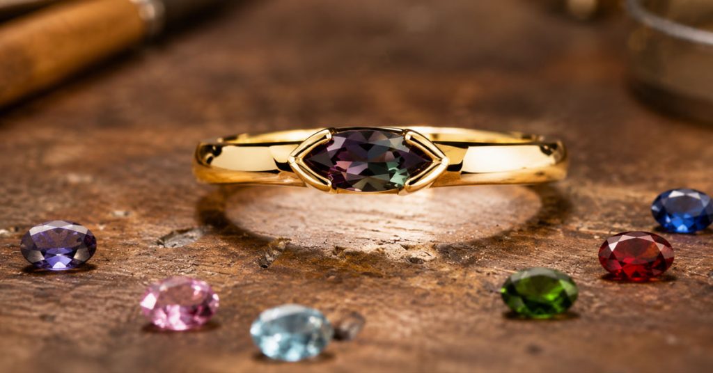 Mothers Rings June Birthstone Alexandrite Guide | Custom Family Rings
