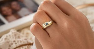 Mothers Rings March Birthstone Aquamarine | Custom Family Ring Guide