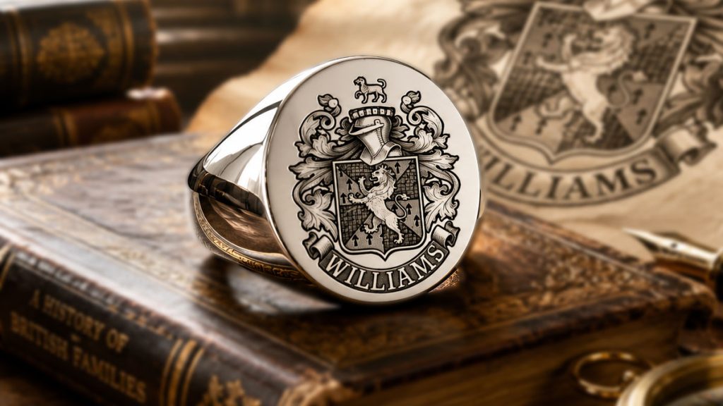 Williams Family Crest Signet Rings: Complete Buyer's Guide to Choosing the Right Heraldic Ring