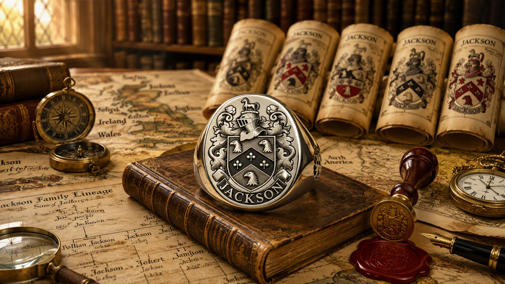 Jackson Family Crest Signet Rings: The Complete Buyer’s Guide to Authentic Heraldic Jewelry