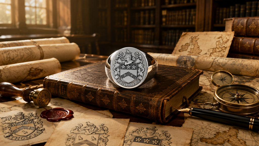 Thomas Family Crest Signet Rings: How to Choose the Right Crest, Metal, and Engraving