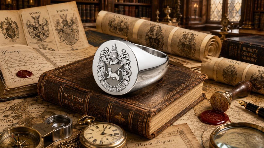 Young Family Crest Signet Rings: The Complete Buyer’s Guide for Authentic Heraldic Jewelry