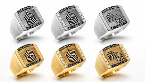 Custom Sergeants Major Course (SMC) Rings