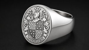 Torres Family Crest Signet Rings
