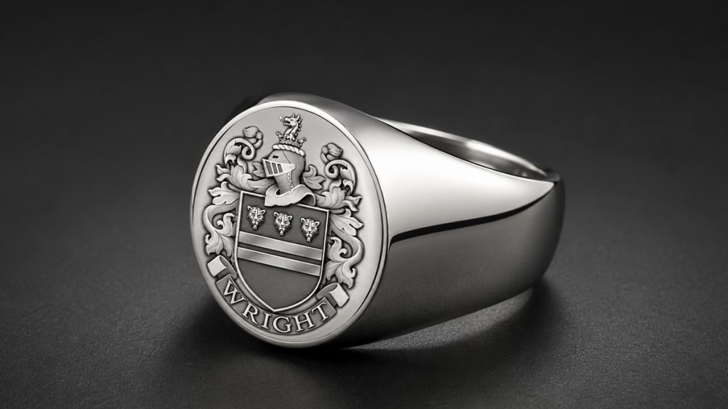 Wright Family Crest Signet Rings: How to Choose the Right Heraldic Design